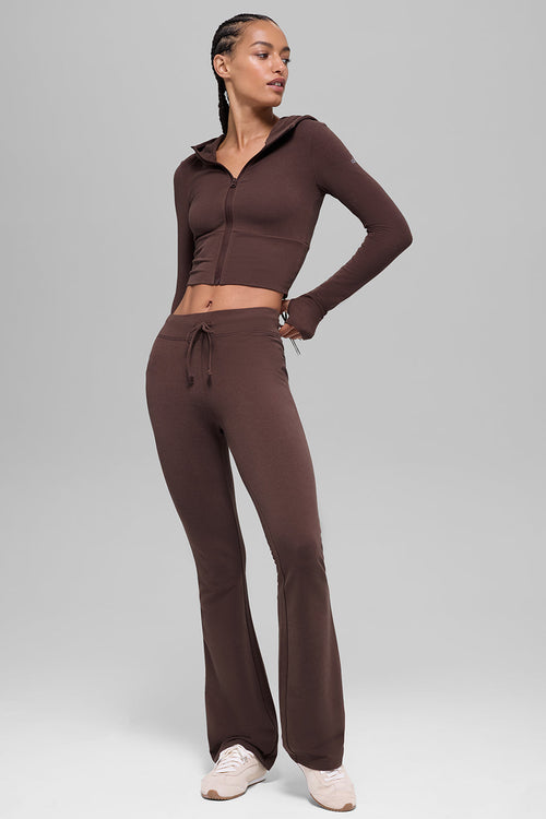 Sway Boot Cut Sweatpant - Brownstone