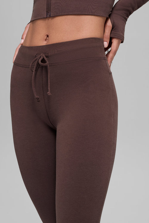 Sway Boot Cut Sweatpant - Brownstone