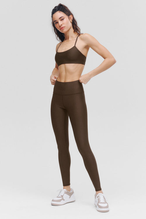 High-Waist Airlift Legging - Espresso