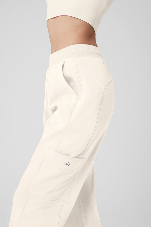 Polar Fleece Wintry Mix Pant - Ivory