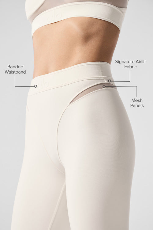 Airlift High-Waist 7/8 Rebel Legging - Ivory