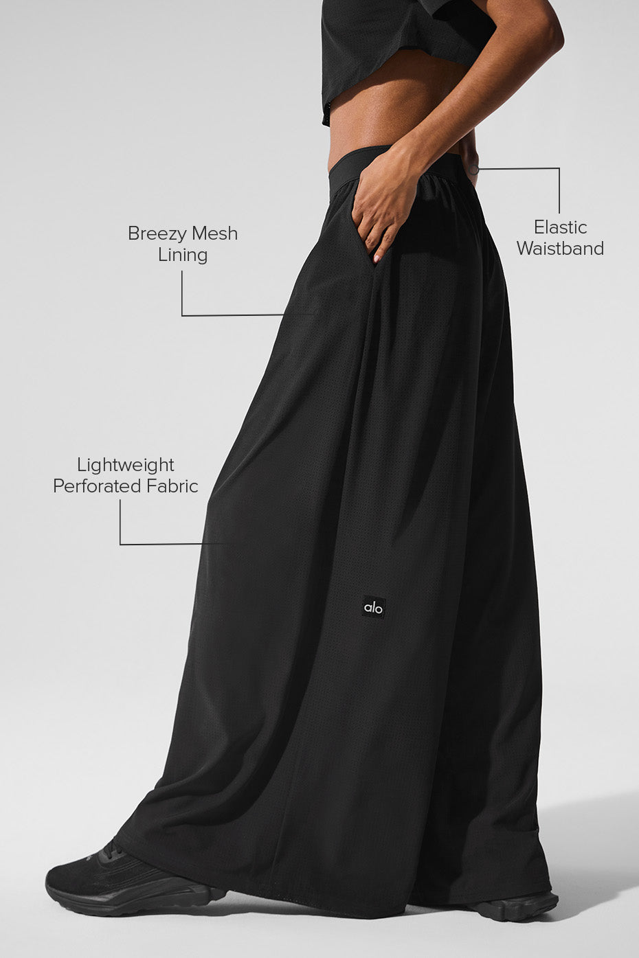 Mesh Mirage Trouser - Black – Alo Yoga Mexico