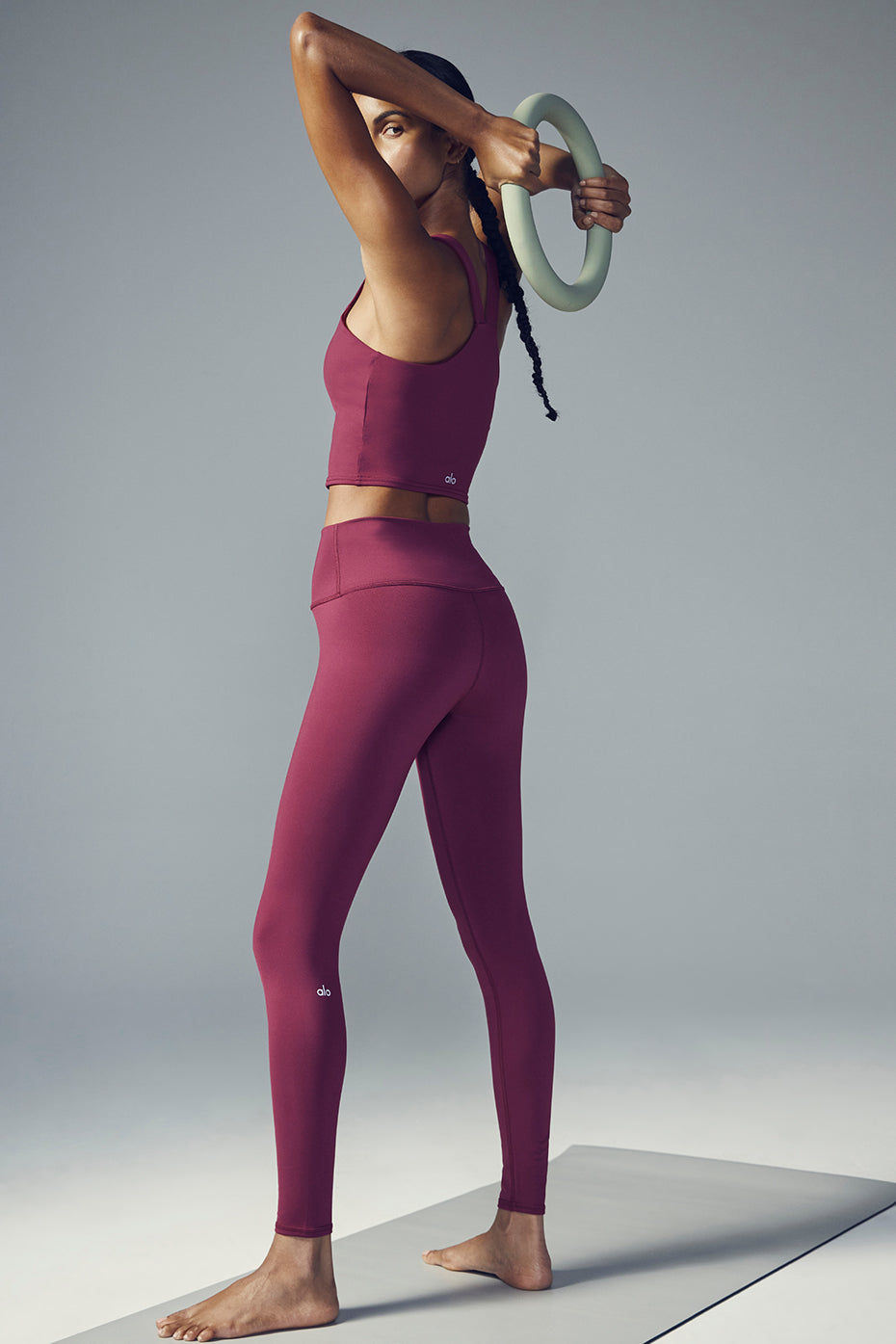 High-Waist Airbrush Legging - Wild Berry – Alo Yoga Mexico, alo