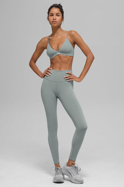 High-Waist Airbrush Legging - Lunar Grey
