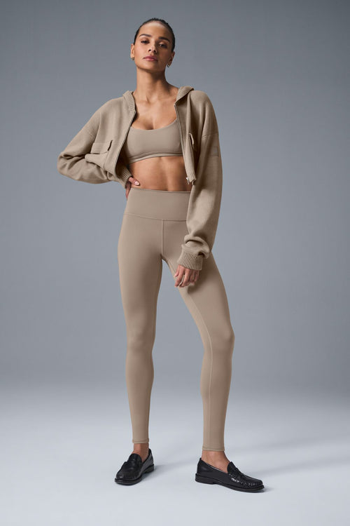 High-Waist Airlift Legging - Gravel