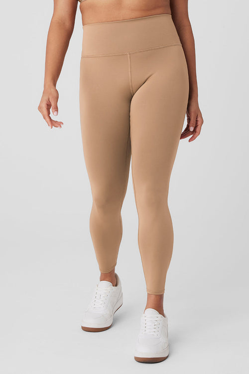 7/8 High-Waist Airlift Legging - Toasted Almond