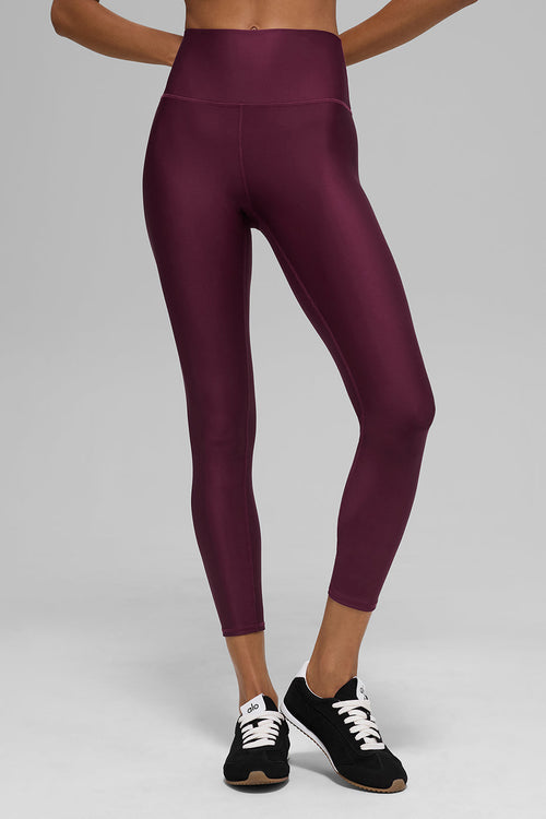 7/8 High-Waist Airlift Legging - Burgundy
