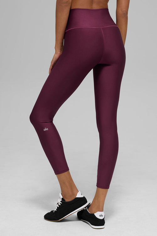 7/8 High-Waist Airlift Legging - Burgundy