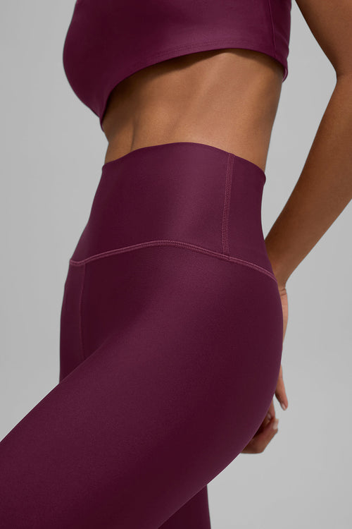7/8 High-Waist Airlift Legging - Burgundy
