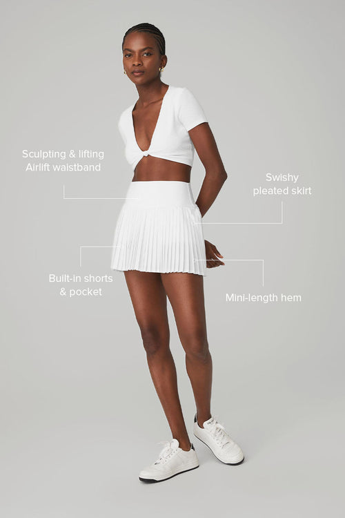 Grand Slam Tennis Skirt - White