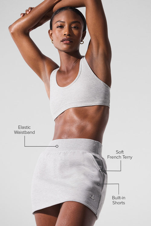 Accolade Skirt - Athletic Heather Grey