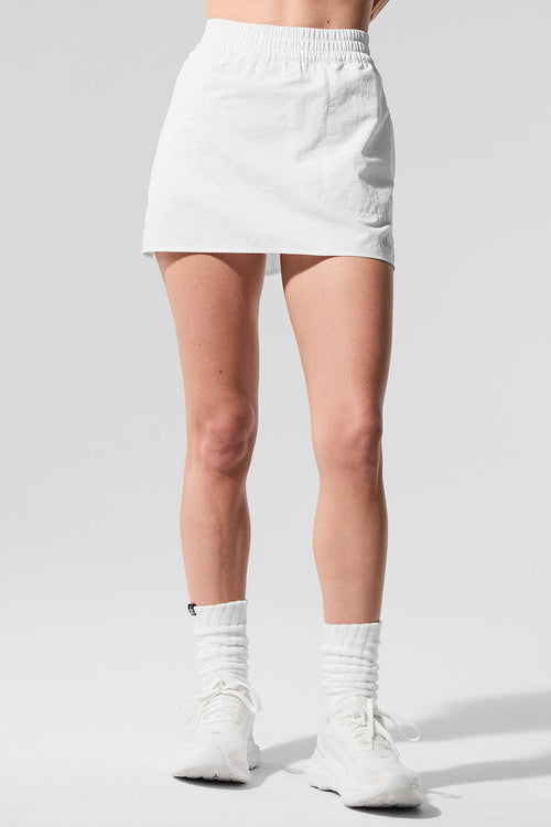 Alumni Tennis Skirt - White