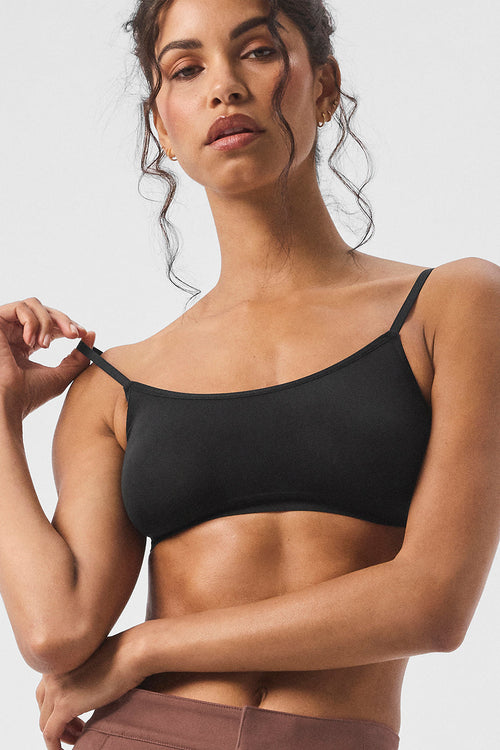 Sheer Glow Bra - Black