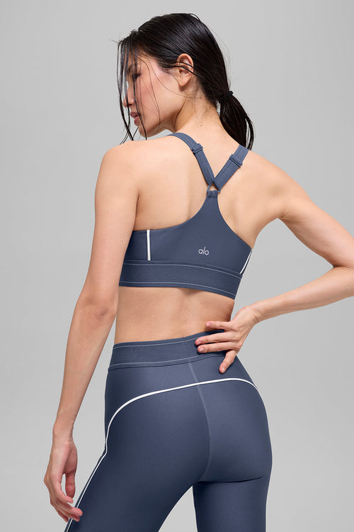 Airlift Suit Up Bra - Bluestone/White