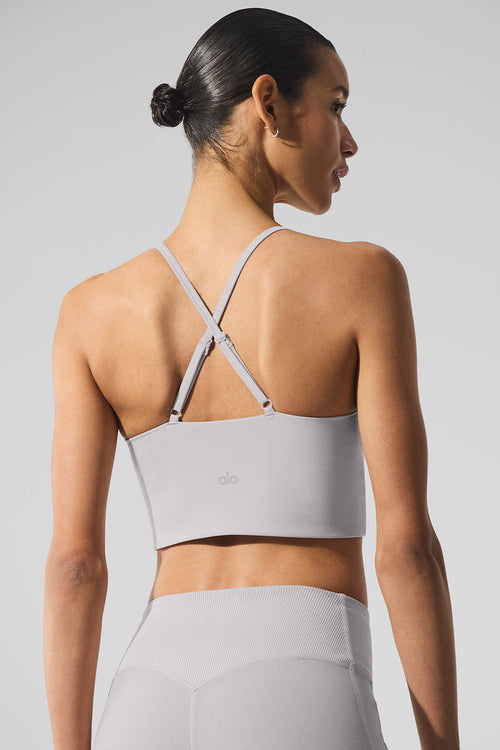 Washed Alosoft Highlight Bra - Grey Sky Wash