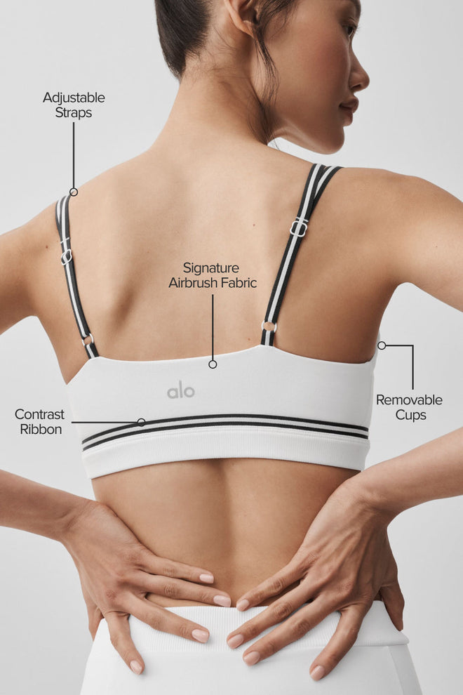 Airbrush Fast Track Bra - White/Black