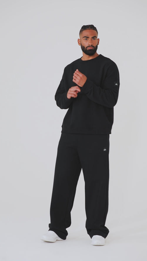 Renown Heavy Weight Crew Neck Pullover - Black