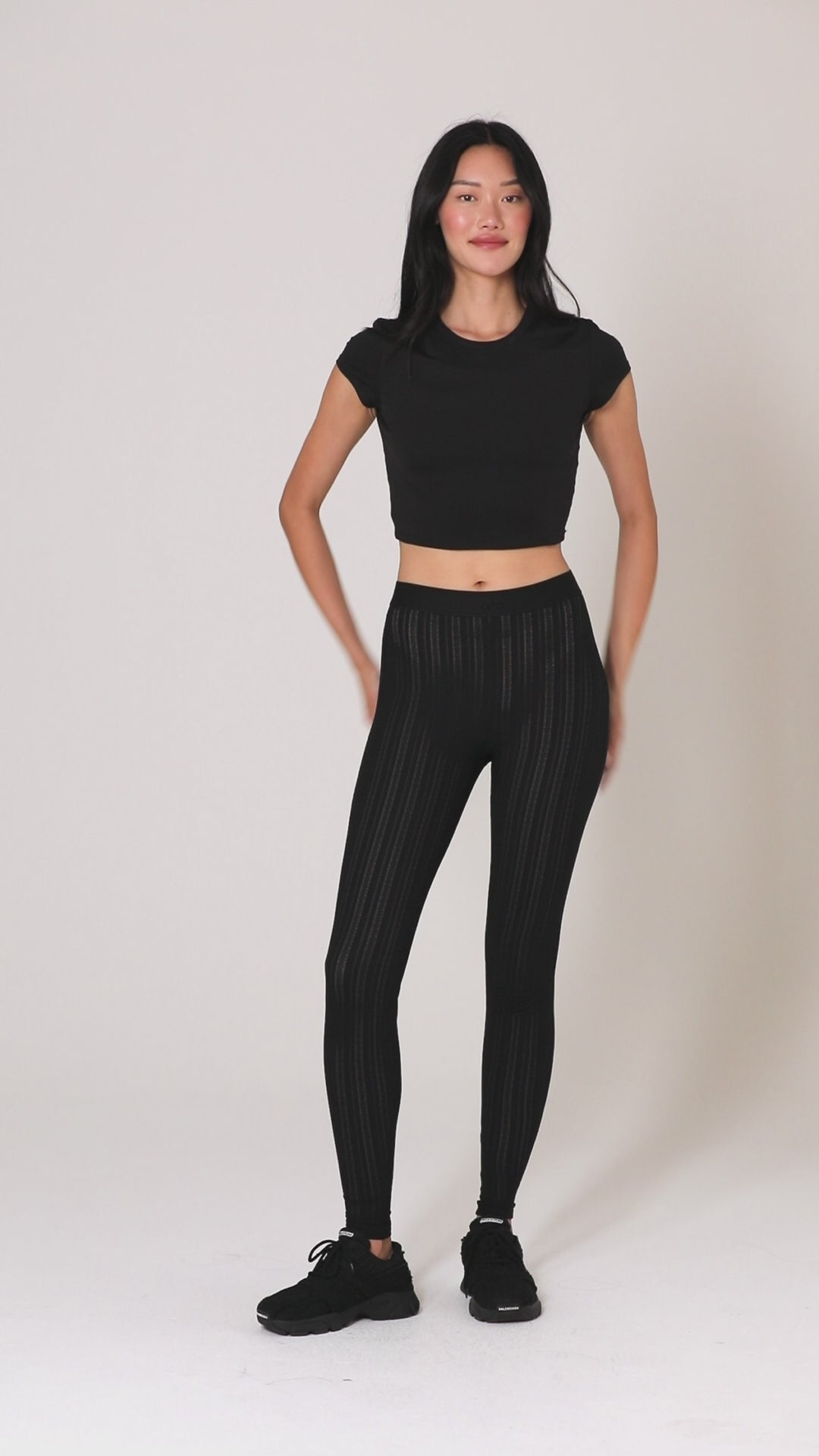 スパッツ・レギンス [Alo Yoga] High-Waist Euphoria Legging High-Waist Euphoria Legging - Black | ALO