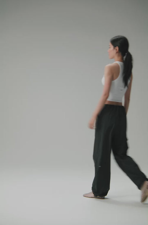 Goddess Ribbed Go-To Tank - Taupe