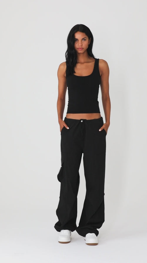 Megastar Cargo Pant - Black