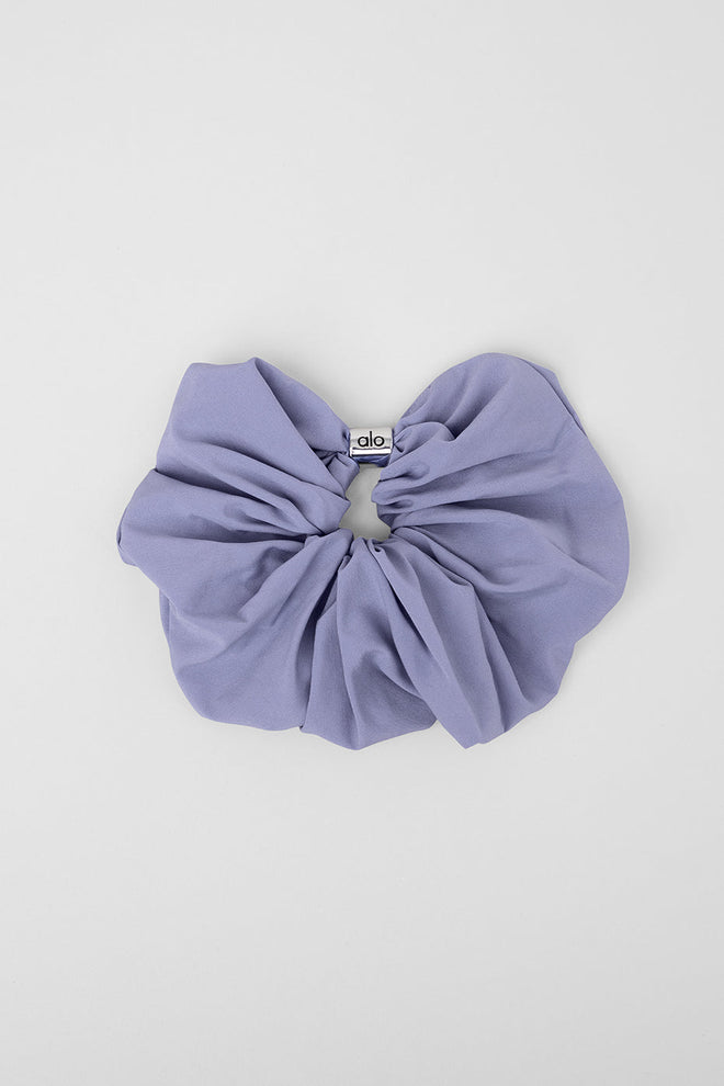 Bead It Oversized Scrunchie - Lilac Blue.