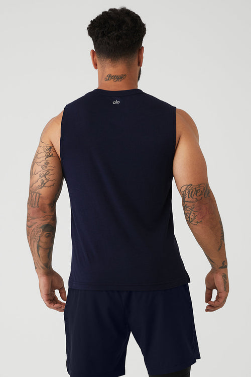 The Triumph Muscle Tank - Navy