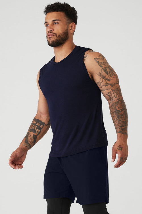 The Triumph Muscle Tank - Navy