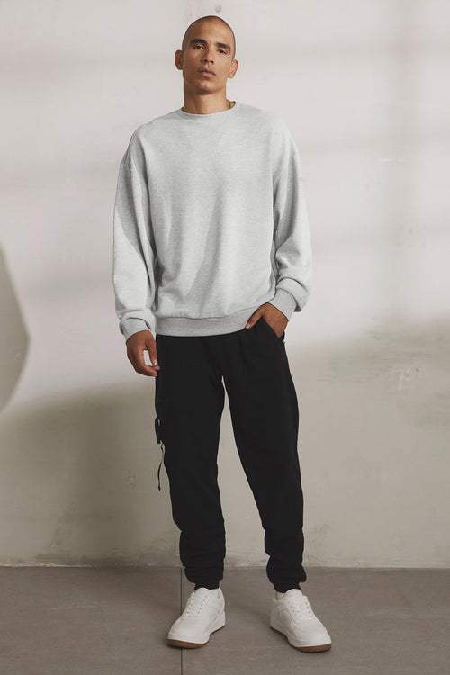 Chill Crew Neck Pullover - Athletic Heather Grey