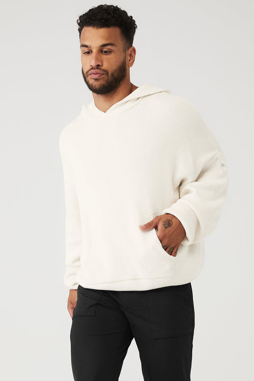 Scholar Hooded Sweater - Ivory