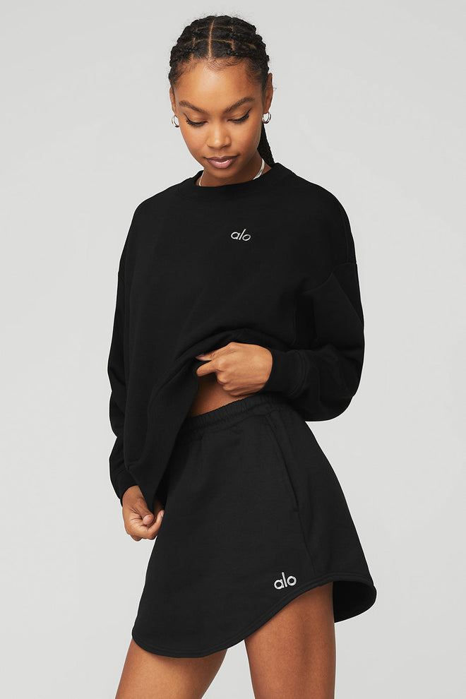 Accolade Crew Neck Pullover - Black