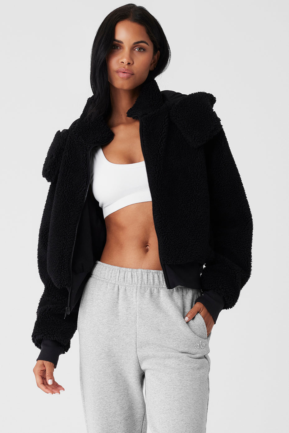 Alo foxy sherpa jacket shop