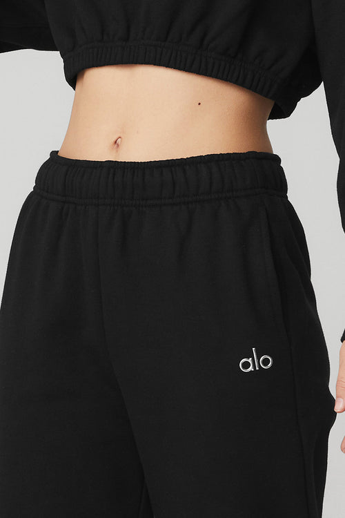 Accolade Straight Leg Sweatpant - Black